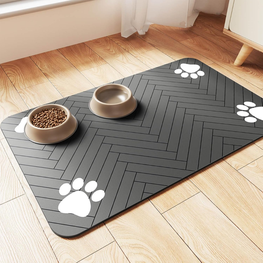 FurSweep™ PawMat – Waterproof & Non-Slip Feeding Mat